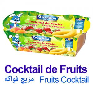  Compote De Fruit Cocktails De Fruits - conserve semi conserve vitameal cocktail de fruits,  compote 2x100gr de fruits pour bébé a partir de 4mois.,  durée de vie de 18 mois