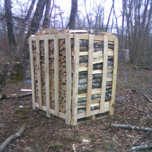  Bois De Chauffage - bois charbon fibre frais bois de chauffage - charme sur les palettes, --dimension le palette - 1, 00 m x 1, 20 m,  1, 55 = 1, 8 m3--dimension bois de chauffage 33 cm ou 50 cm