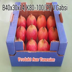  Vente /grenades Andalouses De Tunisie - fruits et légumes non serieux s'abstenir// nous sommes groupe de stés producteur, stocker et conditionneur de fruits et légumes. nous disposons actuellement 400t de grenades andalouses tunisiennes fraîches de saison conditionnées en cartons selon le nombre de pièces et certifié