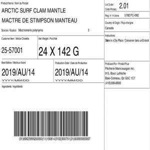  Logiciel Erp Traçabilité Alimentaire - poissons fonctions populaires- commandes d'achats,  réception des matières premières,  suivi des lots,  recettes,  transformation semi-finis,  production produits finis,  entrée de commandes clients,  inventaire temps réel,  emballage à poid fixe ou variable,  étiqueta
