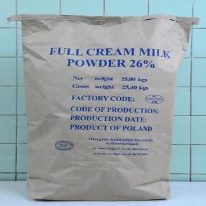  Lait En Poudre Entier - lait et produits laitiers distributeur de lait en poudre,  origine pologne.----nous vous proposons du lait en poudre entier  26% de mg et  26% de proteine----dlc - 12 mois/----emballage - sac de 25 kgs,  sac papier multiplus 4 couches avec doublage polyéthylène et big bags 1t----normes européennes - haccp, 