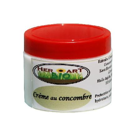  Crème Au Concombre - autres crème au concombre---ecran solaire enrichi aux extraits d'olives,  ginseng,  grenade,  aneth,  huile de jojoba et huile essentielle de géranium; aux vertus anti-âge,  éclaircissante et hydratante.----cream with the cucumber---solar screen enriched with the extracts of olives,  g