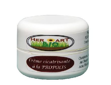  Crème Cicatrisante Nuit La Propolis - autres cr&egrave;me cicatrisante nuit- --conseill&eacute;e pour  les peaux acn&eacute;iques,  la propolis cicatrise et apaise les inflammations de l appareil pilos&eacute;bac&eacute; gr&acirc;ce &agrave; son effet antiseptique et antibact&eacute;rien. enrichie aux  huiles essentielles de tea tree et de roma