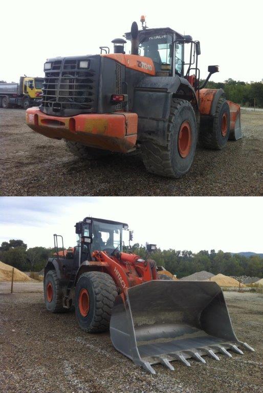  Chargeuse Sur Pneus - matériels machines chargeuse sur pneus--marque hitachi--type zw 310--année2007--heures8237--poids 24500 kgs--godet 4200 l--moteur mercedes 300 cv--equipement--graissage ato groeneveld--pesage embarqué ascorel--pneumatiques 26.5r25--machine en tres bon état voir photos--pas de jeus articulations et