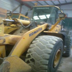  Chargeuse Komatsu Wa470-5h/2005 - matériels machines  chargeuse------      komatsu wa470 5h---- ----             heures 10600------    année de construction- 2005---- --          dernier prix- 51500 eur / (exw)----             dans d'excellentes conditions de travail 