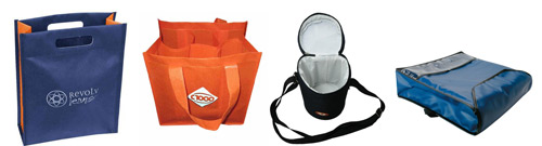  Sacs Réutlisables, Sacoches Nylon, Polypropylene - conditionnement nous proposons toutes sortes de sacs en pp non tisse ou nylon. sur-mesure,  avec logo,  nous fabriquons des sacs réutilisable et des sacs isothermes selon vos besoins.