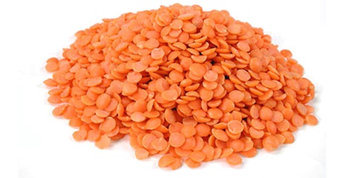  Red Split Lentils - starchy split red lentils are made from splitting the whole red lentil. the skin is removed and the remaining reddish-orange seed is then split into two halves.--our red split lentils are from canada,  among the best in the world for quality.--we source,  trade and export the highest quality red split lentils