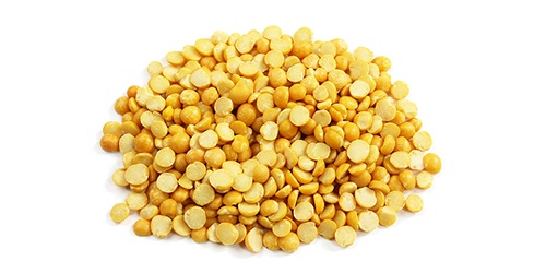  Pois Jaunes Cassés - féculents les pois cassés sont une préparation agricole ou culinaire composés de graines séchées,  pelées et fendues de pisum sativum. ils sont pelés et le processus de fractionnement élimine également la peau extérieure de couleur terne du 