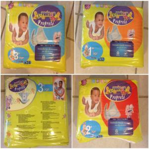  Destokage Couche - hygiene entretien  458.640 couches culottes  bebe  au prix unitaire de 0, 060 eu/couche d&eacute;part entrep&ocirc;t en france.-- destockage de couches b&eacute;b&eacute;   (marque francaise ) ----​references  - --​-- 3/6kg mini ​ - ​314496​ couches ​--    -- 4/9kg midi     ​-