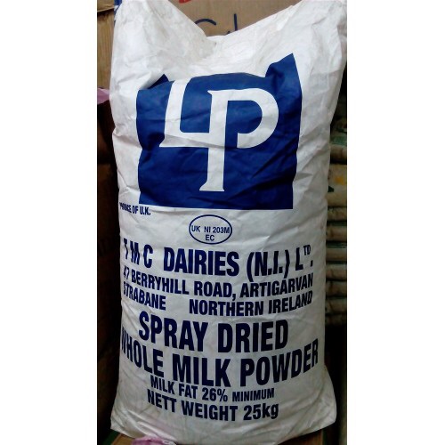 Recherche Fournisseur de lait en poudre - lait et produits laitiers recherche fournisseur capable de me fournir du lait en poudre 26% mg   spray dried wohle milk powder --marque lp (voir photo )--emballage de 25kg--mode de paiement lettre de credit transférable--merci de me faire parvenir vos offres par email--pas sérieux  s'abstenir 