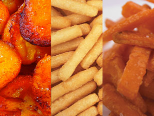  Légumes Exotiques Précuits Surgélés - fruits et légumes - frites de patate douce precuites surgelees (6*1kg)----avec sa chair bien orang&eacute;e et l&eacute;g&egrave;rement sucr&eacute;e, --la patate douce se prete &agrave; de nombreuses--recettes.--enfin des frites go&ucirc;teuses,  di&eacute;t&eacute;tiques et tr&egrave;s--faciles &agrave; utiliser !--l