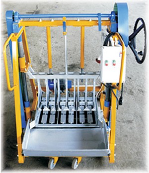  Pondeuse Parpaings Multifonction - matériels machines cette pondeuse multifonction permet la production de parpaings,  bordures,  hourdi,  chaînage et de pavés.--capacité de production (parpaings) - environ 1120 pcs