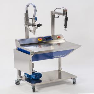  Remplisseuse Semi-automatique K-net - matériels machines remplisseuse semi-automatique command&eacute;e par automate et pilot&eacute;e par &eacute;cran tactile.----machine autonome tr&egrave;s fonctionnelle et parfaitement adapt&eacute;e pour des petites et moyennes s&eacute;ries. elle permet le conditionnement de produits liquides pour des emballages mul