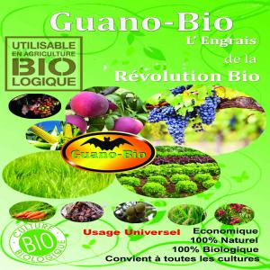  Guano-bio - chimie additif engrais guano en poudre cet engrais naturel stimule rapidement la croissance et favorise l'équilibre minéral du sol. il convient à tous les végétaux (onrementaux comme cultures potagères). il provient de l'accumulation et du vieillissement naturel des fientes de cha