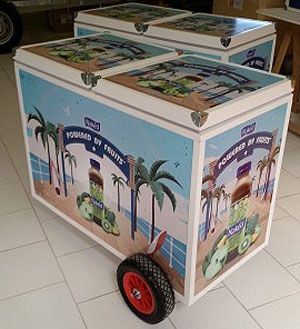  Chariot Ambulant Isotherme Réfrigéré - matériels machines nos chariots ambulants isothermes !----convient au commerce sur plage,  festival,  ainsi qu'en milieu urbain.----la solution clé en main pour lancer votre propre activité ou élargir votre palette de services.----idéale pour vendre des boissons fraiches,  des glaces et autres