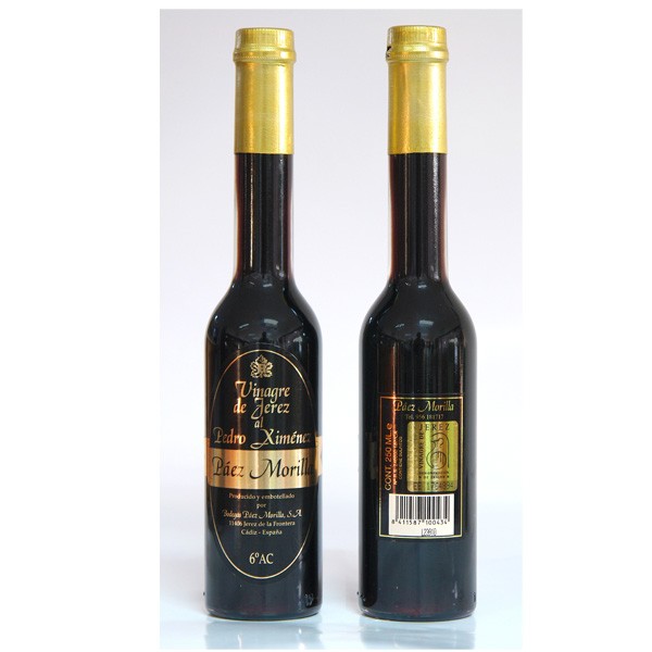  Xeres,vinaigres Au Pedro Ximenez - épices aromates nous disposons d'une ample vari&eacute;t&eacute; de vinaigres tous &eacute;labores selon la vieille tradition nomme  solera  et issus des c&eacute;pages les plus traditionnels de la r&eacute;gion de x&eacute;r&egrave;s a.o.c,  comme le pedro xi-menez,  palomino et vieux de 3 a 25 ans cordialement gg.-