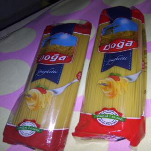  Spaghetti -doga - publicité-nouveaux produits vente de spaghetti de haute qualite a un prix tres tres competif. vvous pouvez importer les quantites les quantites selon vos moyens. 1 container  a 10 containers .--le doga est une excellente qualite --