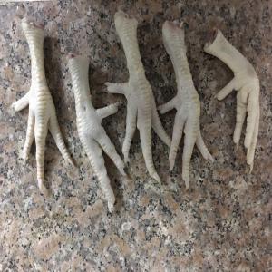  Chicken Feet And Paws Grade - viandes et oeufs grade a frozen chicken feet and paws.--weight 32-40g per feet.--no bad smell.--no blood.--yellow skin off.--nails off.--no broken feet.--store at -35 degree.--packaging- 15 kg cartoon.--minimum order 25 metric tons.