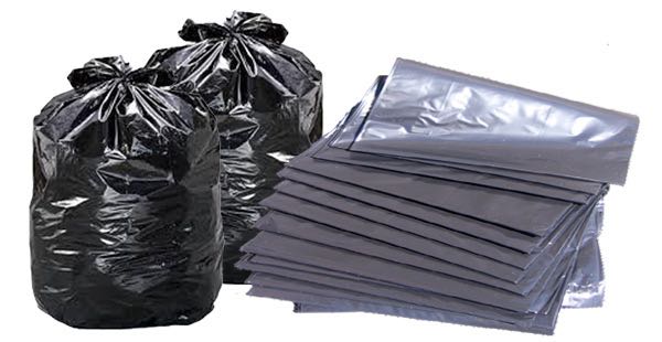  Sacs Plastiques - conditionnement nous vous offrons des sacs plastiques pour poubelles en carton de 500 sacs--nous livrons partout dans le monde.--