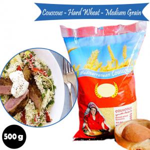  Couscous Au Blé Grain Médium 500g - céréales - on vous permet de découvrir l'histoire et la gloire du plat le plus populaire d'afrique du nord,  plat très apprécié dans le monde,  à savoir - le couscous.--- notre couscous est considéré comme l’ambassadeur de la cuisine nord-africaine et le repr&ea