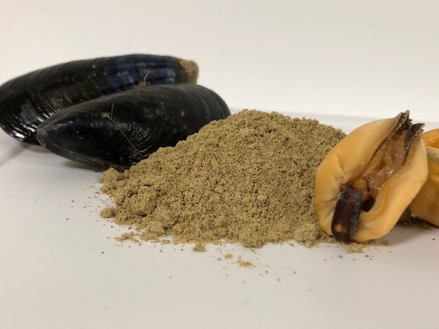  Poudre De Moule - coquillage crustacé moule de bouchot précuite et réduite en poudre sèche - forte concentration en minéraux et protéines mais surtout pouvoir aromatisant fort