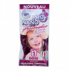  Lessive Liquide Poudre Détachant Assouplissant - hygiene entretien la dosette de lessive liquide,  poudre,  détachante et assouplissant nanopro avec son nouveau packaging,  rigide en papier recyclable a été spécialement conçue pour éviter les bourrages dans les distributeurs automatique de dosette. en matière papier rec