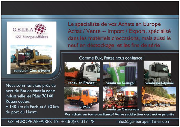  Achetez En Europe En Toute Tranquillité - matériels machines spécialiste  vos achats en europe. basé en france près du port du havre en normandie,  nous recherchons  pour vous (entreprises et particuliers) des camions poids lourds,  des  engins de travaux publics,   des machines industrielles,  et autres produits sur demande à des prix