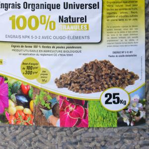 ENGRAIS BIOLOGIQUE  - semence graine plant engrais biologique de ferme,  fientes de poules pondeuses. sac de 25 kg--granulés de fientes de poules pondeuses,  engrais organique universel certifié bio.--engrais organique biologique toutes plantes,  composé exclusivement de fientes de poules pondeuses (sans paille).--granul&ea
