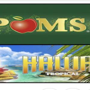  Boissons Fruitée Pétillante. - boissons non alcolisée bonjour, ----je vous propose la gamme de boissons poms et hawai en provenance du maroc bouteilles 1, 5lx6 à 7euros livrer,  et canettes 25clx24 8, 75€ livrer.--nous vous proposons également la gamme coca cola origine danois,  jus maaza,  eau spa,  produits laitiers,  beurre etc...--vous avez l