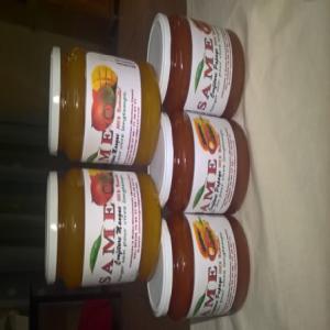  Confitures De Mangues, Papayes En Vente - fruits et légumes j'ai 1000 pots de confitures naturel de mangue et de papaye en vente cela pourrait augmenter par rapport aux commandes. ce sont de confiture au go&ucirc;t naturel tr&egrave;s bon sous forme de tartine,  dans du yaourt, ... les grumeaux donnent l'aspect de manger des fruits frais.