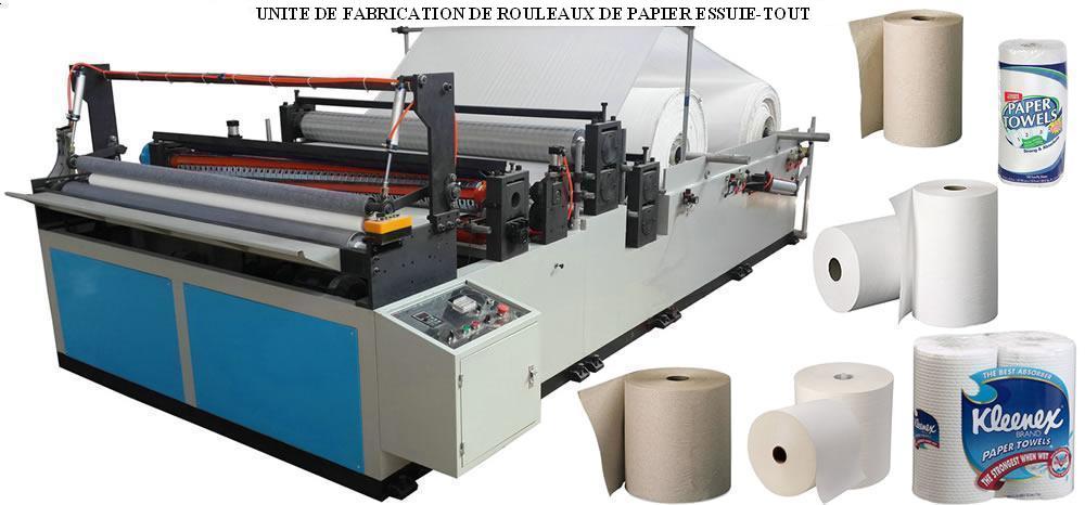  Créez Une Fabrique De Rouleaux D'essuie-tout - matériels machines le papier essuie-tout,  (parfois appelé  sopalin  en france par antonomase avec la marque française) est un papier très absorbant,  confectionné en rouleaux d'une largeur d'une vingtaine de centimètres,  servant à  éponger  les débordements et &ag
