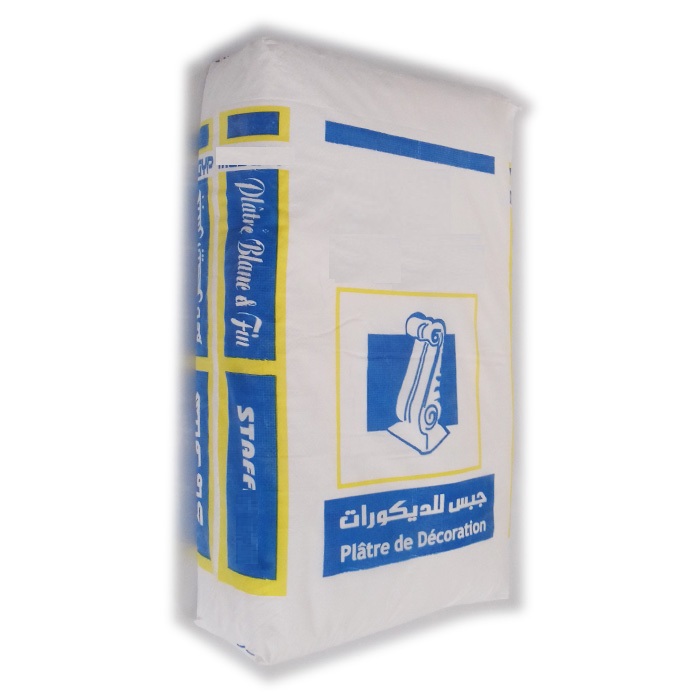 Plâtre décoratif pour staff - pierre roche nous sommes une société de commerce internationale basée en tunisie ,  nous cherchons des importateurs intéressés par le plâtre semi hydrate ,  en sacs de 40kg / 28 tonnes par 20ft,  de couleur blanche,  produit selon un procédé à cuisson ind