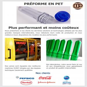  Préforme En Pet Plus Performant Et Moins Coûteux - conditionnement nous pr&eacute;sentons &agrave; nos clients les derni&egrave;res solutions et technologies utilis&eacute;es par les plus grandes marques internationales,  nous r&eacute;duisons leurs co&ucirc;ts de production et nous mettons &agrave; leurs dispositions les mod&egrave;les les plus performants.----nos 