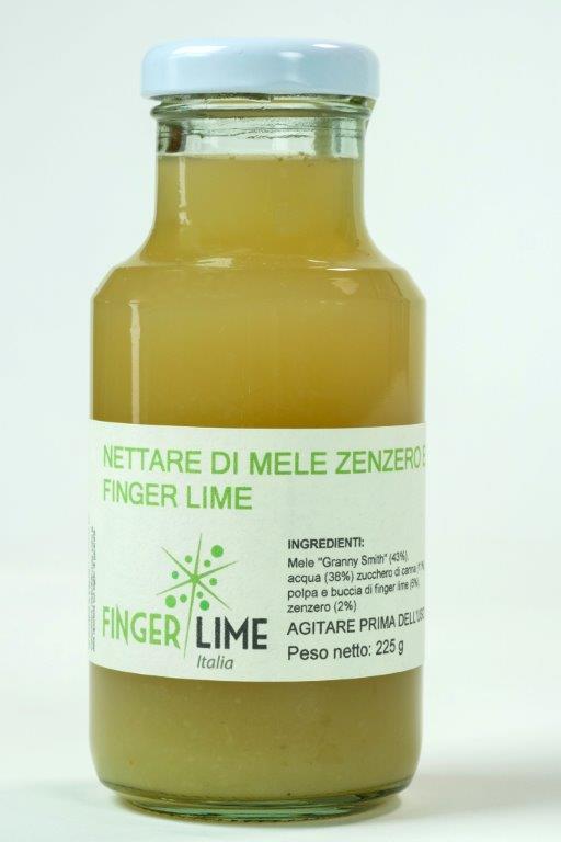  Nectar Pommes, Finger Lime Et Gingembre - boissons non alcolisée nous vous présentons notre nectar de pommes,  citron caviar et gingembre. ce jus de fruit est riche en vitamine c et b6. ce jus de fruit est très rafraichissant et vous surprendra par sa petite note exotique.il peut etre utilisé dans la composition de nombreux cocktails. n'h&eacu