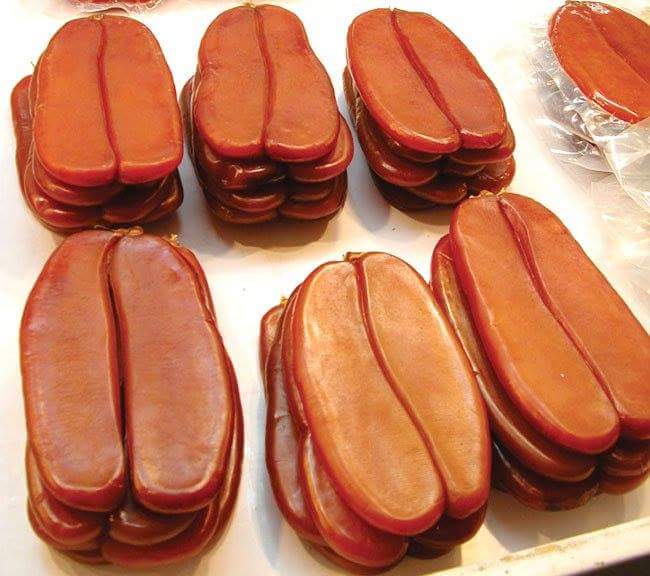  Boutargue Mulet - poissons en vend boutargue de mulet  a bon prix conditionn&eacute; au cire alimentaire avec possibilit&eacute; de faire un emballage personnalis&eacute;