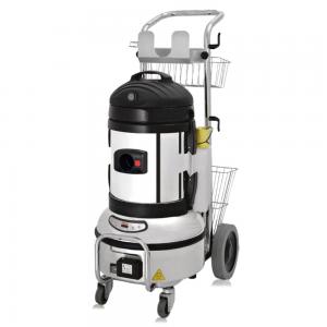  Nettoyeur Vapeur Bar Aspirateur - hygiene entretien générateur de vapeur monophasé 6 bar combiné à un aspirateur d'une puissance de 1.2kw. le châssis est en acier inoxydable. ce générateur vapeur - aspirateur dispose d'un système de recharge automatique avec sonde électroméca