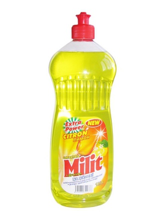 Milit Washing Up Agent Lemon 500ml, 1000ml, - hygiene maintenance milit washing up agent - lemon  500ml,  1000ml,  5000ml----washing up liquids and all-purpose cleansing detergents /price in eur/ exw hodonin cz--8594000721369 1020g milit washing up agent - lemon 500ml 20 1080 0, 45 --8594000721376 1021g milit washing up agent - lemon 1l 12 600 0, 59 --8594000721383 10