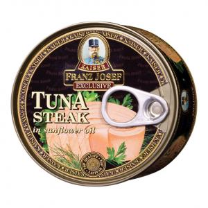  Tuna Fillets In Vegetable Oil Eo Franz Joseph, - fish --tuna fillets in vegetable oil eo franz joseph,  170 g,  bbd 60 months----ean 8594012796515 24 9 90 2, 19 ----price 1, 31eur / exw trencin ,  slovakia----2160 units per pallet  ,    40fcl cont / 24 x euro pallets ,   total amount 51840 units x 1, 31eur ..........67.910, 40eur----loading port - koper sloveni