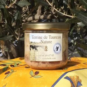  Terrine De Taureau Raço Di Bioù 200 Gr - viandes et oeufs poids net - 200 gr. ingrédients - viande de taureau raço di bioù 60%,  viande de porc,  oeufs,  vin rouge,  sel,  poivre,  épices,  aromates.