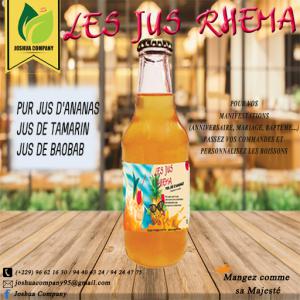  Pur Jus De Fruit D'ananas - jus concentré sirop nous produisons du pur jus d'ananas,  aromatis&eacute; avec des ar&ocirc;mes unique (soit &agrave; la menthe,  soit &agrave; la citronelle...), le jus de baobab,  le jus de tamarin,  sous la marque les jus rhema--nous cherchons &agrave; exporter nos produits vers le niger,  le burkina fasa,  le mali,  le s&