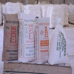  Chaux Naturelle Hydraulique/vive/éteinte - chimie additif engrais solution pour traitement des boues,  gaz et eaux.solution pour stabilisation des sols et désinfection pour poulaillers et centres d'élevage. ----responsable développement commercial --premier producteur de la chaux naturelle en afrique 100% bio.