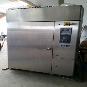  Four De Cuisson Bodson - matériels machines construction inox - capacité 1 chariot - 600 x 800 x 1450 mm - commande par microprocesseur jumo - 99 programmes - pour cuisson sèche - humide 