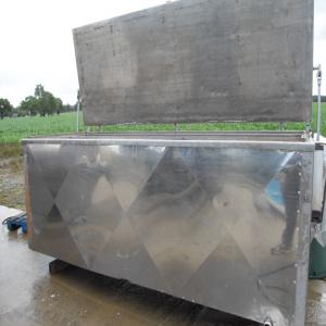  Marmites De Cuisson - matériels machines capacité 3 000 litres - construction inox - chauffage vapeur direct - armoire de régulation - dimensions - 3 000 x 1 000 x 1 000 mm