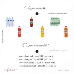  Fournisseur/grossiste En Eaux Minérales Et Autres - boissons non alcolisée nous sommes une soci&eacute;t&eacute; grossiste,  fournisseur en eaux de source cristaline et toute la gamme de produits cristalines &agrave; des tarifs tr&egrave;s int&eacute;ressants du march&eacute;.----naturel ou fruit&eacute;e,  nous fournissons en plusieurs formats bouteilles pet,   de 20cl,   33c