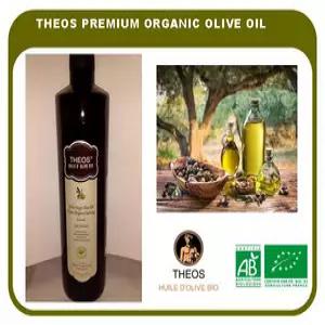  Huile D'olive Bio - huiles vends huile d'olive biologique de qualit&eacute; sup&eacute;rieure marque theos origine gr&egrave;ce.--disponible en 750 ml bouteille verre  et 5 litres  bidon --commande minimum 1 palette