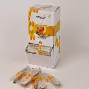  Honeyspoon Honinglepel, Cuillere Miel - sweet the honey spoon is een handig lepeltje en bevat 100% bloemenhoning.--lekker voor in de thee,  koffie,  yoghurt of als lekker zoet tussendoortje.--the honey spoon is zeer eenvoudig in gebruik. verwijder het lipje,  roer de the honey spoon in de warme drank totdat de honing is opgelost.--geniet nu van de