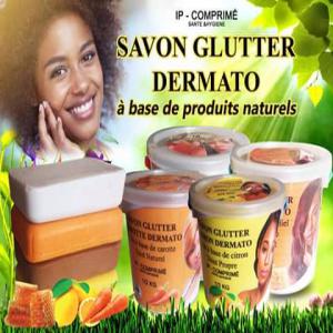  Savon Glutter Dermato Lemon - matières grasses savon glutter dermato lemon--qui fait et qui est appr&eacute;ci&eacute; par tout les consommateur.--un savon bio riche en sel min&eacute;raux et en vitamine c il est rafra&icirc;chissant,  antiseptique astringent,  tonifiant,  cicatrisant et a une action adoucissante sur la peau, la d&eacute;mangeaisons