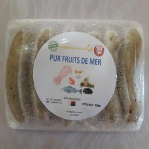  Saucisse Au Fruits De Mer De Madagascar - poissons fabriqu&eacute;e &agrave; madagascar &agrave; partir de boyau naturel de b&oelig;uf,  de fruits de mer (poisson,  calmar,  crevette) et d'&eacute;pices du pays (ail,  gingembre,  ...),  sans conservateur ni colorant,  100 % naturel.--d&eacute;couvrez le go&ucirc;t authentique et unique de la saucisse