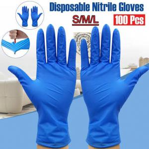 Nitrile Gloves For Sale! - other --- black,  pink,  white--- 100pcs per box--- sizes xs,  s,  m & l----- latex-free--- powder-free--- snug fit--- durable----perfect for so many occassions--- hygienic food preparation and handling at home,  during deliveries,  and in professional kitchens--- massage,  hair styling,  and make-up at home and 