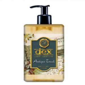  Dex Savon Liquide Antique Touch 0.5l - hygiene entretien nous avons en belgique un stock imm&eacute;diatement disponible avec des savons liquides--- prix comp&eacute;titifs--- 0.60 par bouteille (1 bo&icirc;te- 12 bouteilles)--- restriction -toutes destinations / prix comp&eacute;titifs--- conditionnement -paiement par virement bancaire ou cash--- quantit
